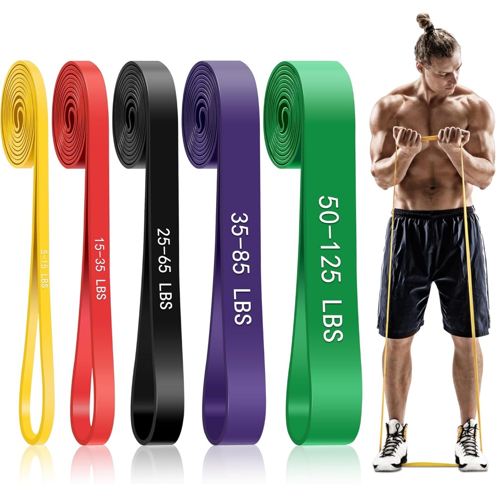 Crossfit Equipment - Pull Up Assistance Bands, 5-Level Resistance