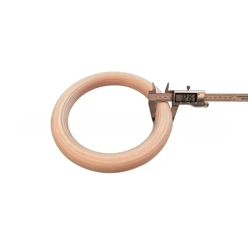 Gymnastic Ring Wood - Safe Durable Birch Wood Fitness Gymnastics