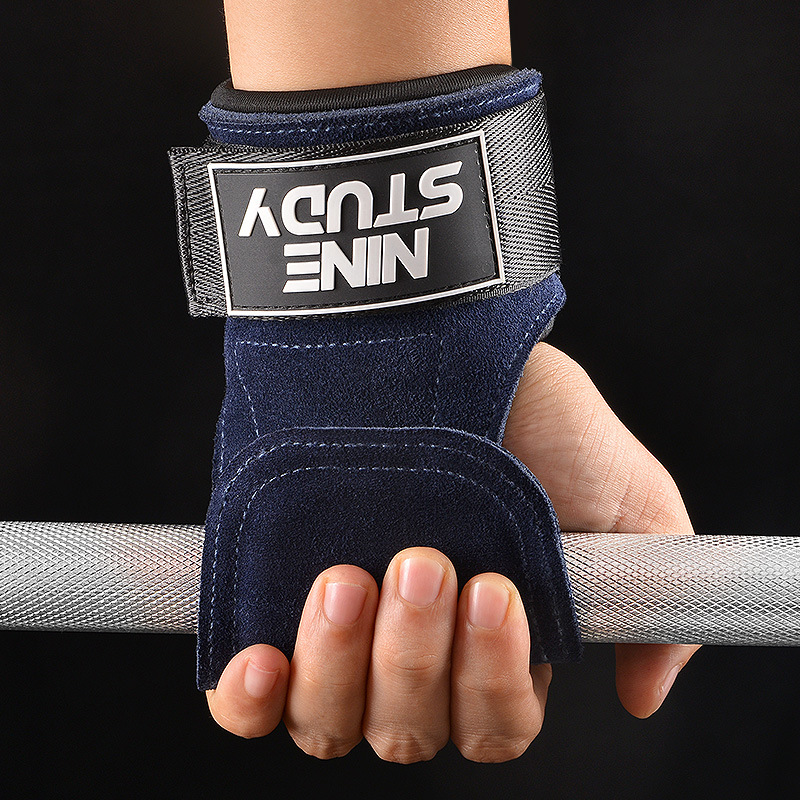 New Leather Gym Gloves Pull-up - Crossfit Equipment 评论和价格