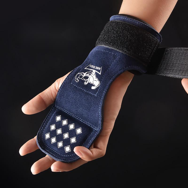 New Leather Gym Gloves Pull-up - Crossfit Equipment 评论和价格