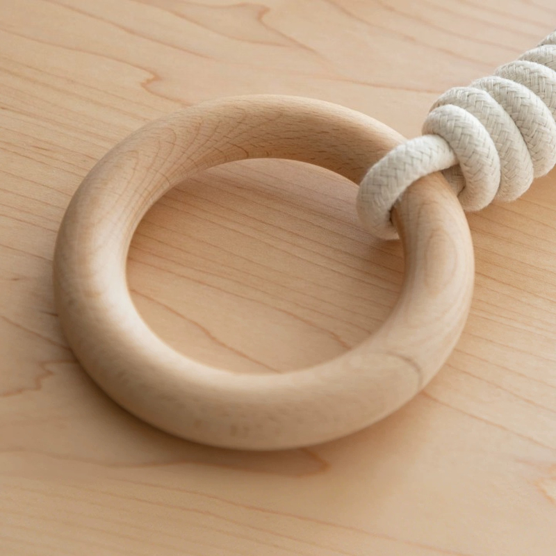 Bed hanging rings, solid wood  - Gymnastic Ring Wood 评论和价格