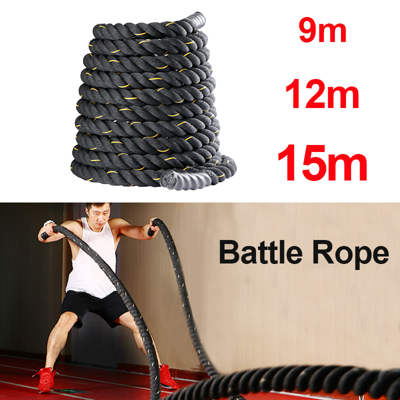 9M/12M/15M Fitness Battle Rope - Crossfit Equipment 评论和价格