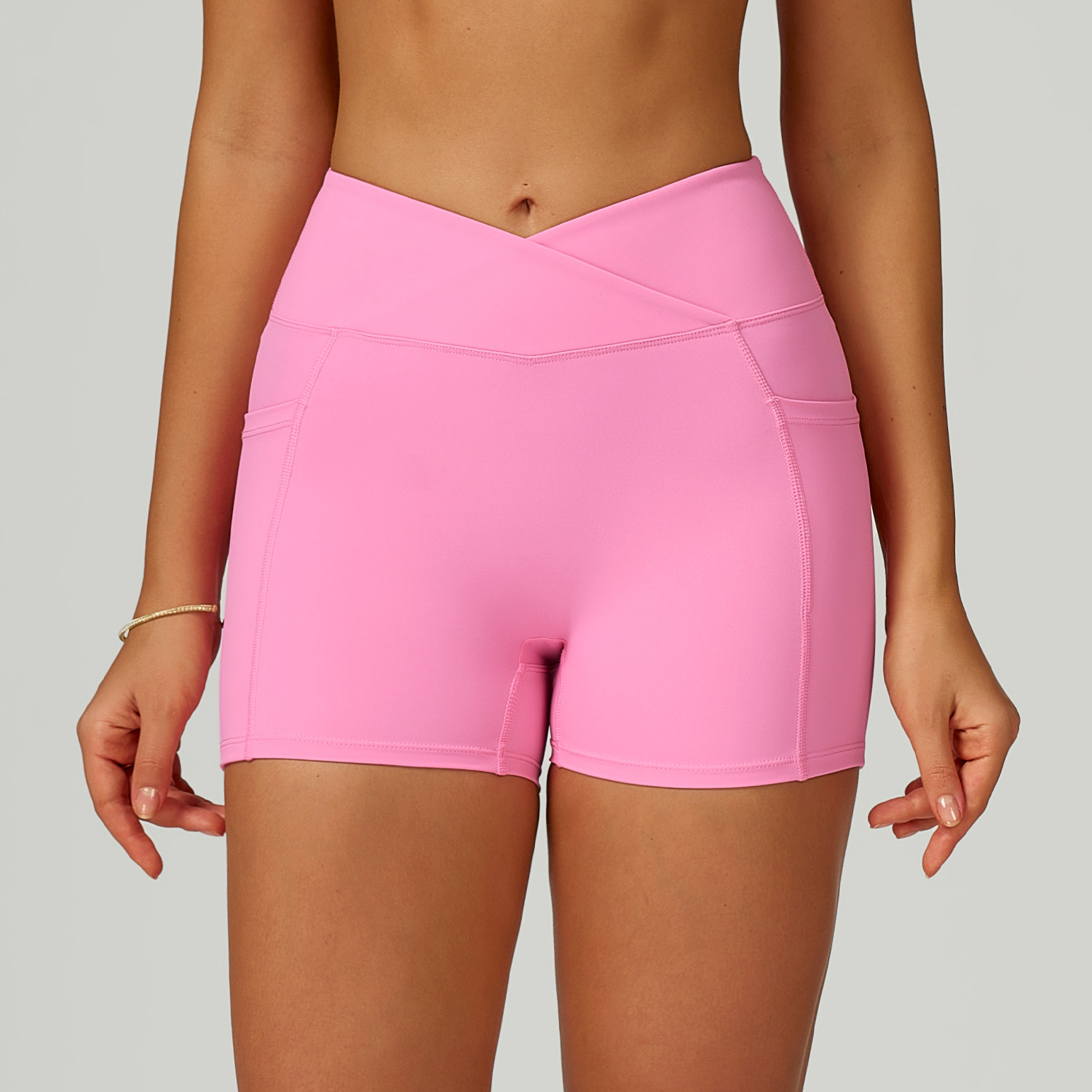 Cross Waist Head Yoga Shorts H - Crossfit Workout With Equipment 评论和价格