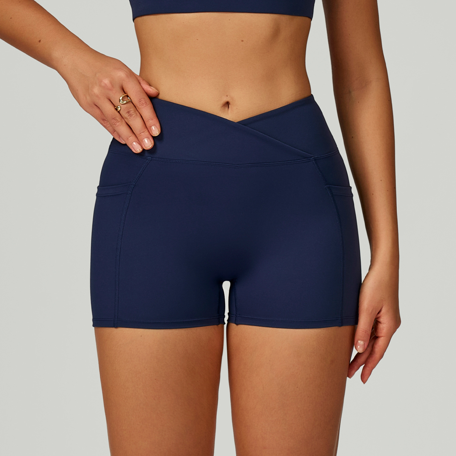 Cross Waist Head Yoga Shorts H - Crossfit Workout With Equipment 评论和价格