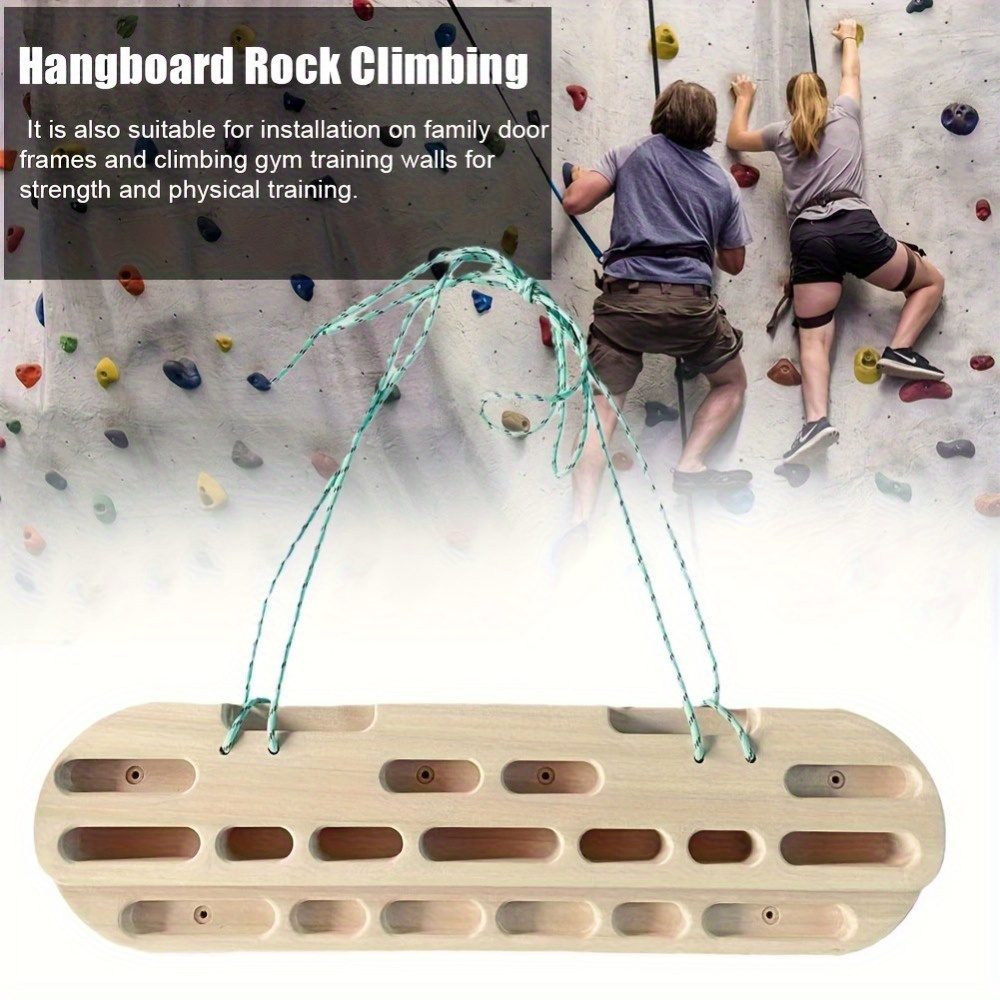 New Wooden Climbing Wall Set—H - Gymnastic Ring Wood 评论和价格