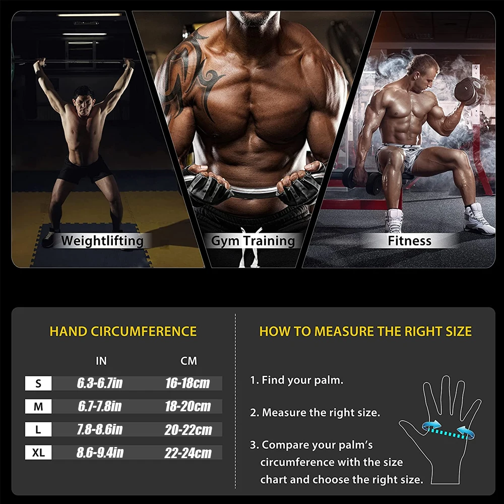 1Pair Half Finger Gym Fitness  - Crossfit Equipment 评论和价格