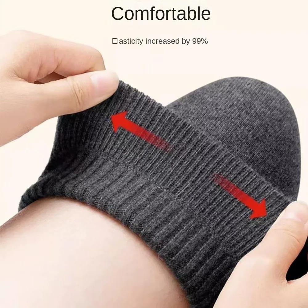 1 Pair Thick Warm Wool Kneepad - Knee Sleeve Pair 评论和价格