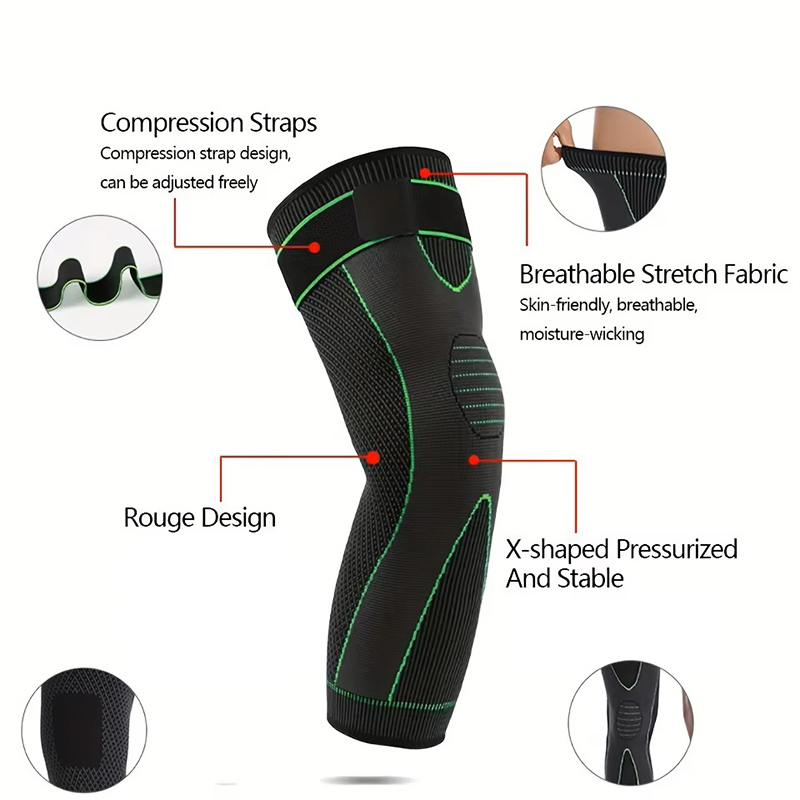 2Pcs Compression Knee Pads Sup - Knee Sleeve Pair 评论和价格